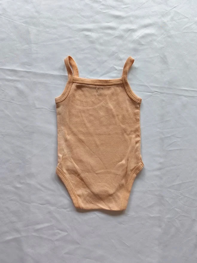 Kiabi 3-month peach Summer Love parrot tank top – photo 3
